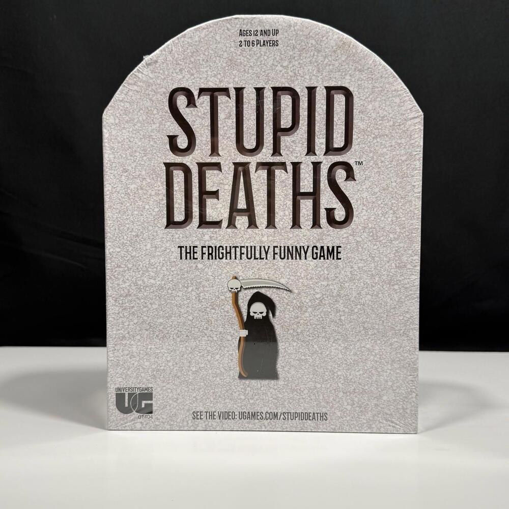 Stupid Deaths— Brand New Sealed- The Frightfully Funny Game Board Game